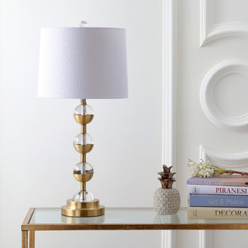 Avery 27.5" Crystal LED Table Lamp - JONATHAN Y